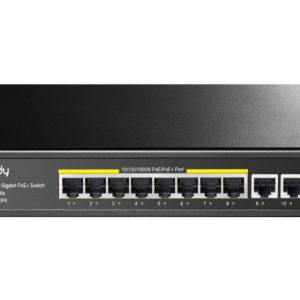 GS1010PE 10-Port Gigabit PoE+ Switch
