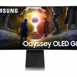 Monitor SAMSUNG LS34DG850SUXDU 34"/OLED,21:9,zakrivljen/3440x1440/175Hz/0,03ms GtG/HDMI,DP,USB/crna