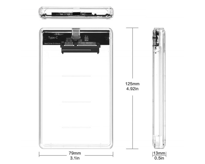 Adapter TIP-C na SATA BOX (2,5 Incha) Ostali adapteri SOPING.RS 44 Adapter TIP-C na SATA BOX (2,5 Incha) - Слика 4