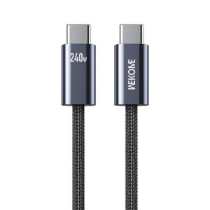 Kabl 3.1 USB tip C M/M 1m za Superbrzo punjenje 240W/480Mbps, crni WDC-23