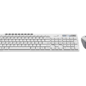 SlimStar 8230 Wireless USB US bela tastatura+ miš