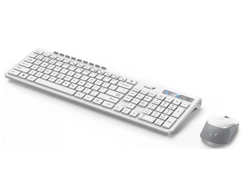 SlimStar 8230 Wireless USB YU bela tastatura+ miš Tastature SOPING.RS 43 SlimStar 8230 Wireless USB YU bela tastatura+ miš - Слика 3
