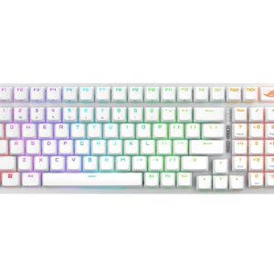 X901 ROG Strix Scope II 96 Wireless Gaming tastatura bela Tastature SOPING.RS X901 ROG Strix Scope II 96 Wireless Gaming tastatura bela