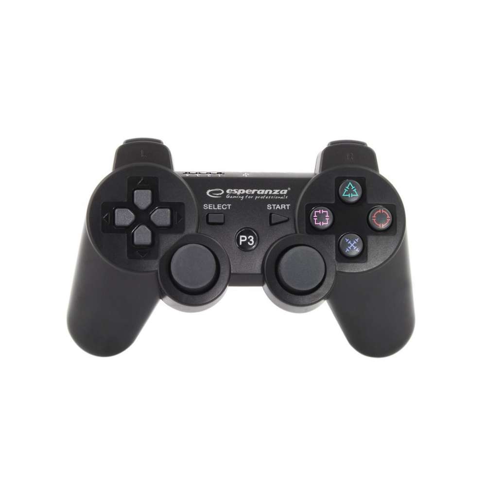 ESPERANZA EGG109K BEŽIČNI GAMEPAD 2.4GHZ PS3 USB CRNI Konzole SOPING.RS 41 ESPERANZA EGG109K BEŽIČNI GAMEPAD 2.4GHZ PS3 USB CRNI