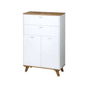 KESPER KSP15993 ORMARIĆ SA 2 LADICE I 2 VRATA 60X28X96 CM BELI LAK