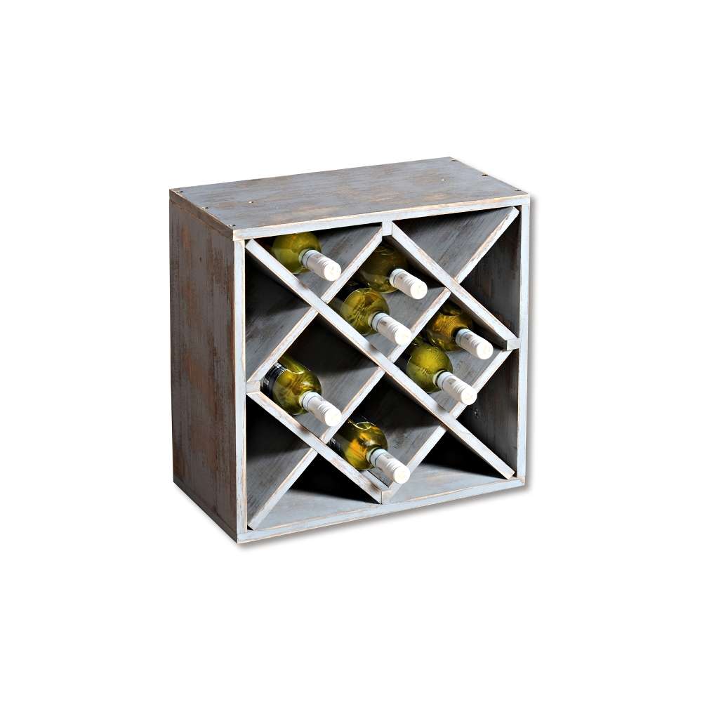 KESPER KSP69246 POLICA ZA VINO SIVO DRVO 20 BOCA 50X50X25CM Komadni nameštaj SOPING.RS 41 KESPER KSP69246 POLICA ZA VINO SIVO DRVO 20 BOCA 50X50X25CM