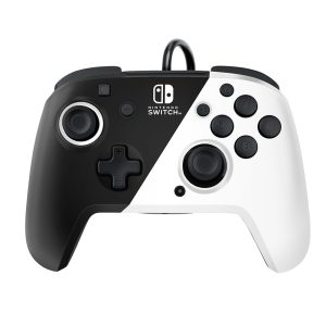 Nintendo Switch Faceoff Deluxe Controller + Audio – Black & White Gamepad/joystick SOPING.RS Nintendo Switch Faceoff Deluxe Controller + Audio - Black & White