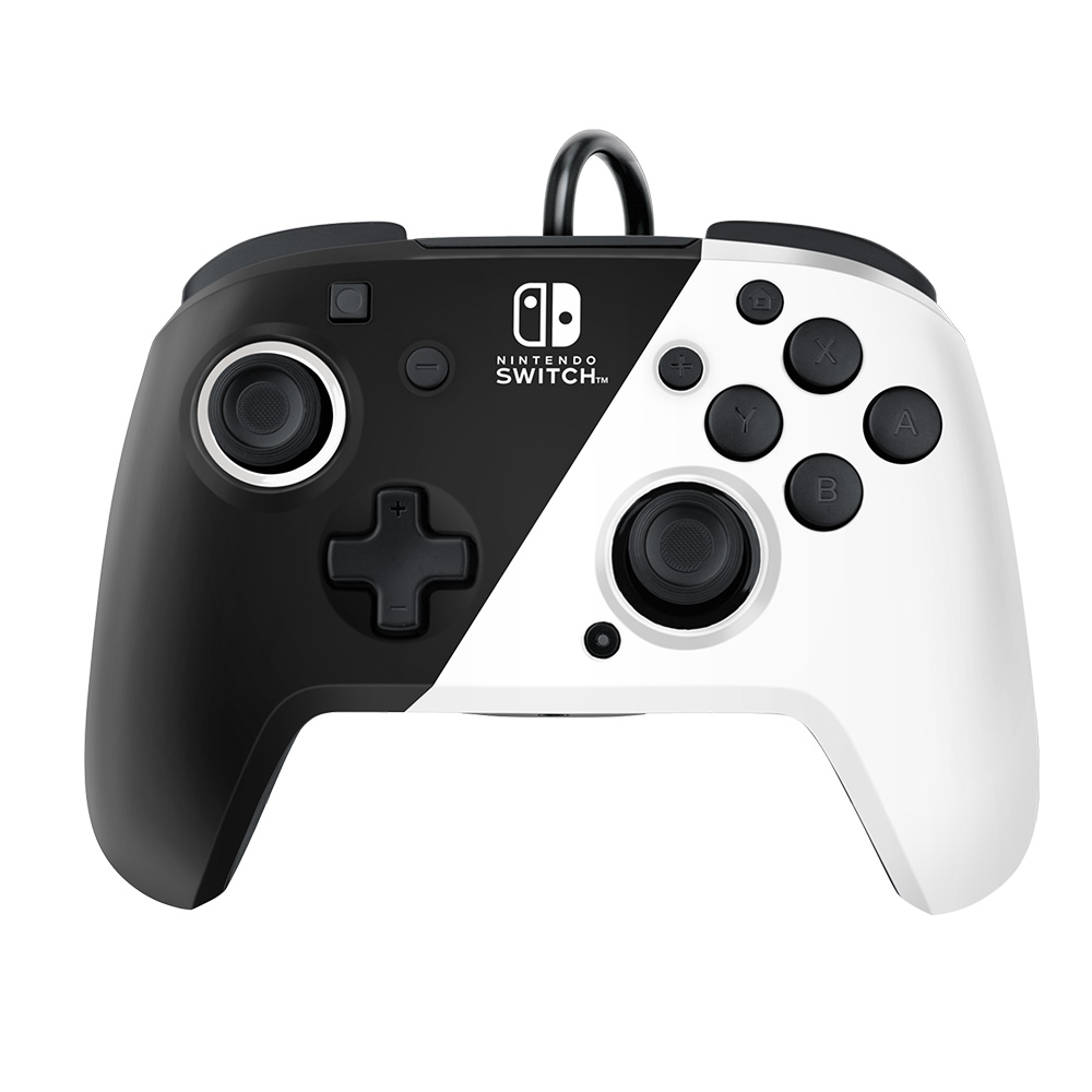 Nintendo Switch Faceoff Deluxe Controller + Audio – Black & White Gamepad/joystick SOPING.RS 41 Nintendo Switch Faceoff Deluxe Controller + Audio - Black & White