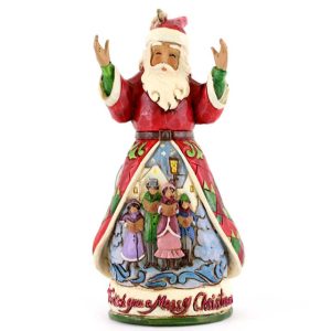 Wish You Merry Xmas Santa Hanging Ornament Figure
