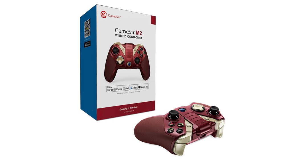 M2 Bluetooth MFI Game controller Red Gamepad/joystick SOPING.RS 43 M2 Bluetooth MFI Game controller Red - Слика 3