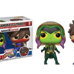 Capcom vs Marvel POP! Vinyl 2-Pack Gamora vs Strider