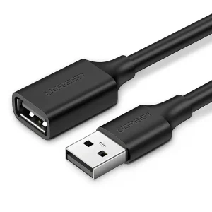 USB produžni kabl 2.0 USB A-USB A M/Ž 1.5m Ugreen US103 crni