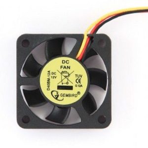D40BM-12A Gembird ventilator 12V 40x40x10mm ball bearing, 3-pina