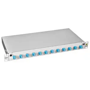 FO Splicebox 19 inča sa 4 LC singlemode duplex adapter Schrack HSELS08SLG RAL7035, PREMIUM Fiber SOPING.RS FO Splicebox 19 inča sa 4 LC singlemode duplex adapter Schrack HSELS08SLG RAL7035, PREMIUM