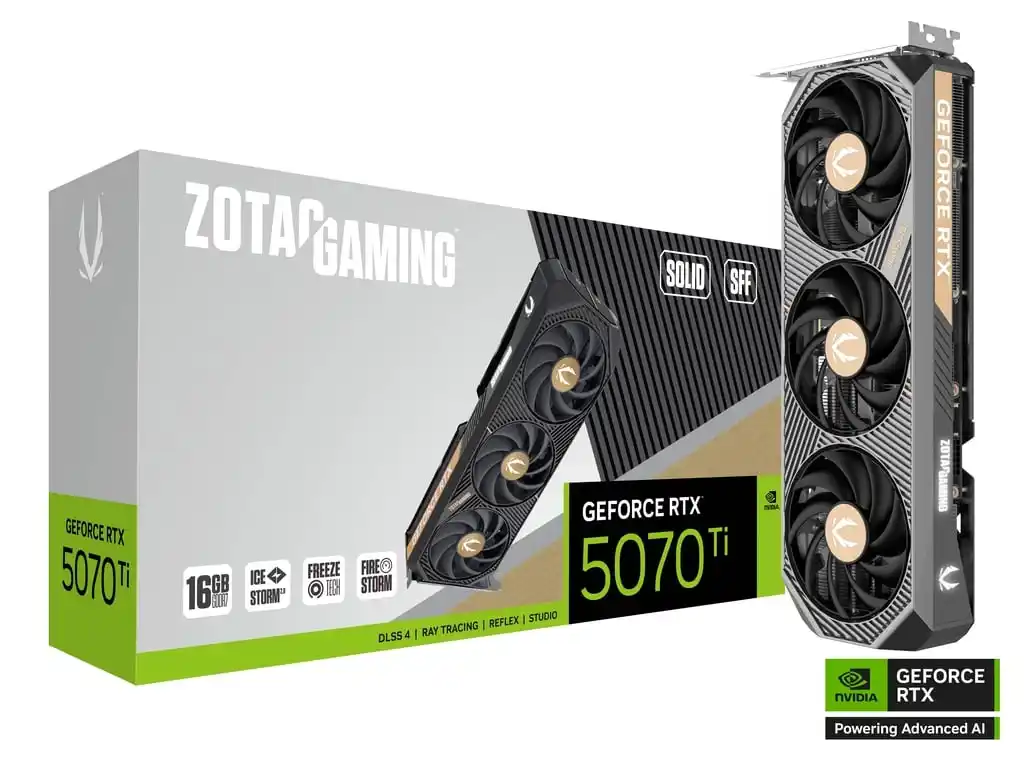 Grafička karta Zotac Gaming Geforce RTX 5070 Ti Solid OC 16GB DDR7 256 bit 3xDP/HDMI Grafičke karte SOPING.RS 41 Grafička karta Zotac Gaming Geforce RTX 5070 Ti Solid OC 16GB DDR7 256 bit 3xDP/HDMI