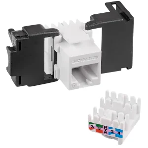Modul RJ-45 kat. 6 UTP HSEMRJ6UWS Schrack