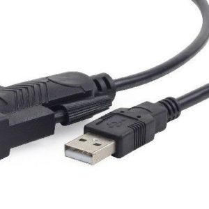 UAS-DB9M-02 Gembird USB to DB9M serial port converter kabl black 1.5m