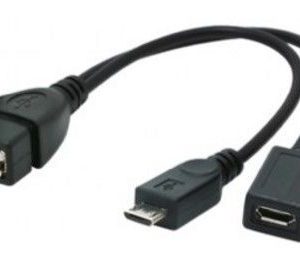 A-OTG-AFBM-04 Gembird USB OTG AF + Micro BF to Micro BM cable, 0.15 m