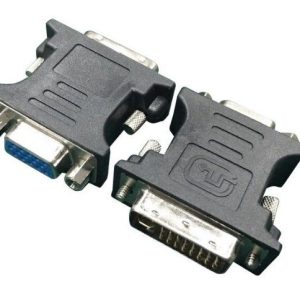 A-DVI-VGA-BK Gembird Adapter DVI-I 24+5-pin male to VGA 15-pin HD (3 rows) female, black DVI-I