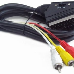 CCV-519-001 Gembird Bidirectional sa prekidacem RCA to SCART audio-video cable, 1.8 m Audio kablovi SOPING.RS CCV-519-001 Gembird Bidirectional sa prekidacem RCA to SCART audio-video cable, 1.8 m