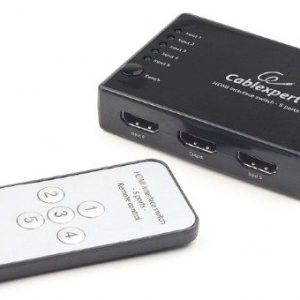 DSW-HDMI-53 Gembird HDMI interface SWITCH, 5ports, remote