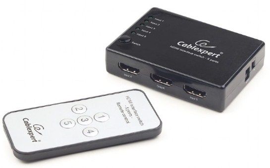 DSW-HDMI-53 Gembird HDMI interface SWITCH, 5ports, remote Svičevi SOPING.RS 41 DSW-HDMI-53 Gembird HDMI interface SWITCH, 5ports, remote