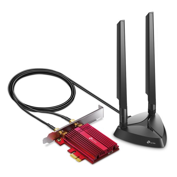 LAN MK PCI-E TP-Link Archer TXE72E WiFi 6 AX5400 dual band 2xExterna antena Wireless SOPING.RS 42 LAN MK PCI-E TP-Link Archer TXE72E WiFi 6 AX5400 dual band 2xExterna antena - Слика 2