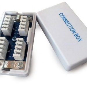 NCA-LSAS6-01 Gembird Cat.6 LAN coupler, LSA (Krone), shielded (silver color)