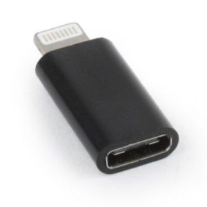 A-USB-CF8PM-01 Gembird USB Type-C adapter (CF/8pin M), black