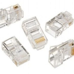 LC-8P8C-001/100 Modular plug RJ45  8P8C 30u CAT5 UTP gold plated,100 u pakovanju / CENA PO PAKOVANJU