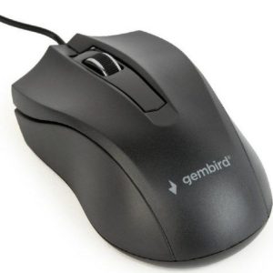 MUS-3B-01 Gembird Optički miš 1000Dpi 3-button black 116mm USB