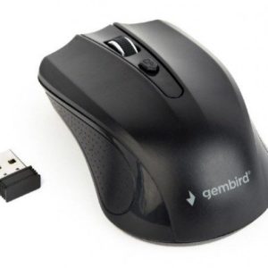 MUSW-4B-04 ** Gembird Bežični miš 2,4GHz optički USB 800-1600Dpi black 99mm (337)