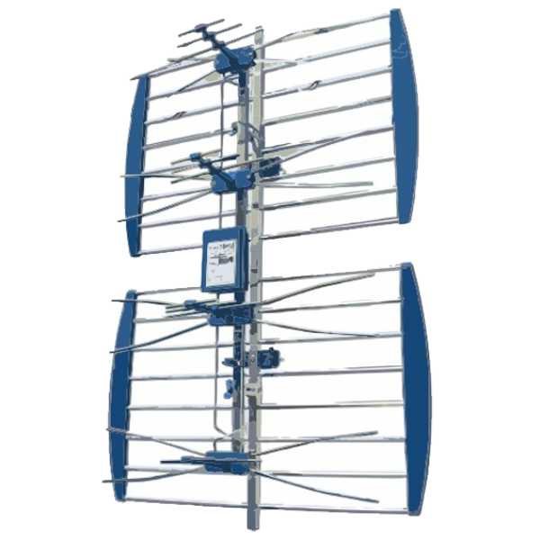 Antena ANT-408AL Spoljna mrezasta sa pojacalom, 17-35db, Alu, UHF/VHF/DVB-T2 FO TV i video oprema SOPING.RS 41 Antena ANT-408AL Spoljna mrezasta sa pojacalom, 17-35db, Alu, UHF/VHF/DVB-T2 FO