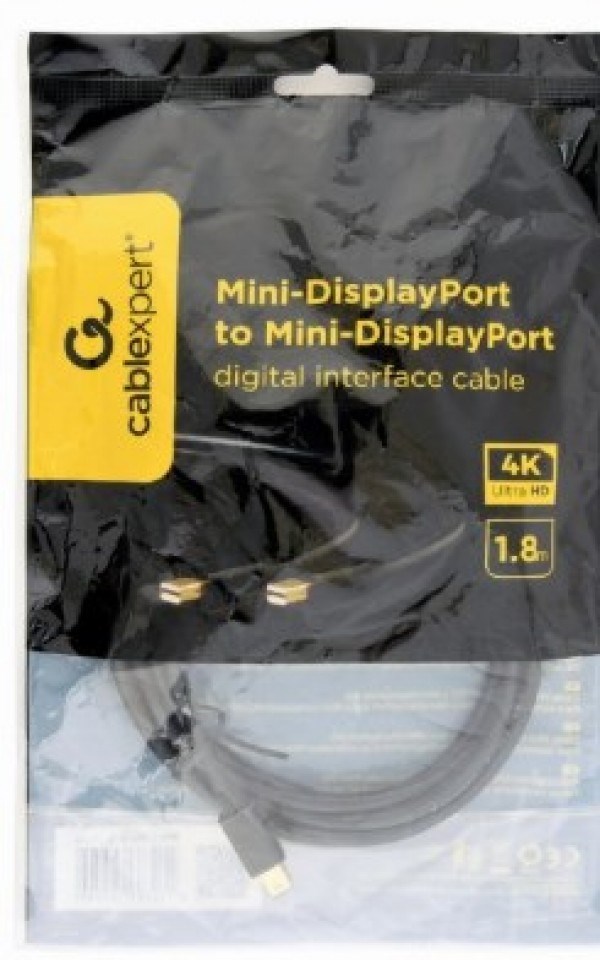 CCP-mDPmDP2-6 Gembird Mini DisplayPort na Mini DisplayPort digital interface cable 1,8m DisplayPort kablovi SOPING.RS 42 CCP-mDPmDP2-6 Gembird Mini DisplayPort na Mini DisplayPort digital interface cable 1,8m - Слика 2