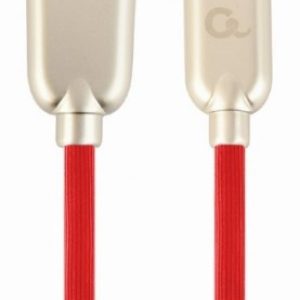 CC-USB2R-AMmBM-1M-R Gembird Premium rubber Micro-USB charging and data cable, 1m, red