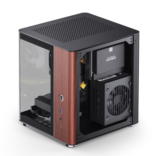 Kuciste Jonsbo TK-0 Mini-Tower, WOOD-Black Kućišta računara SOPING.RS 42 Kuciste Jonsbo TK-0 Mini-Tower, WOOD-Black - Слика 2