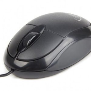MUS-U-01 Gembird Optički miš 1000Dpi black 94mm USB
