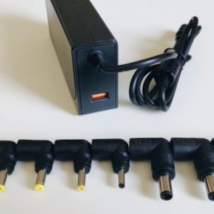 NPA-AC5D **Gembird  univerzalni laptop punjac AC 90W + QC3.0 mob.brzi punjac 3A, auto voltage (1475)