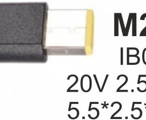 NPC-IB01 (M25) Gembird konektor za punjac 45W-20V-2.25A, USB PIN