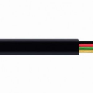 TC1000S-100M-B Gembird Flat Telefonski kabl, 4 žice, 100m black