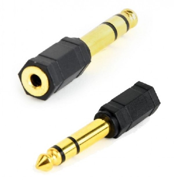 A-6.35M-3.5F Gembird 6.35mm stereo plug to 3.5mm stereo socket CAGP23930BK Zvučnici i audio uređaji SOPING.RS 42 A-6.35M-3.5F Gembird 6.35mm stereo plug to 3.5mm stereo socket CAGP23930BK - Слика 2