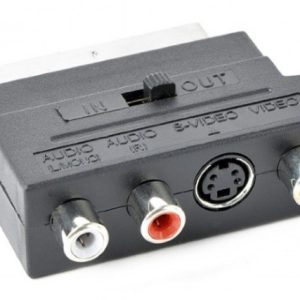 CCV-4415 Gembird 3 X RCA and 1 X S-Video plugs on one side and SCART on other side