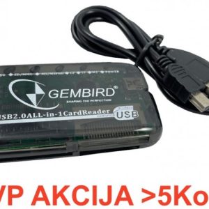 FD2-ALLIN1-BLK ** Gembird USB2.0 citac svih tipova memorijskih kartica(319) Čitači kartica SOPING.RS FD2-ALLIN1-BLK ** Gembird USB2.0 citac svih tipova memorijskih kartica(319)