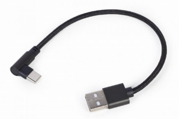 CC-USB2-AMCML-0.2M Gembird pod uglom USB Type-C kabl za punjenje i prenos podataka, 0.2 m, black USB kablovi SOPING.RS 42 CC-USB2-AMCML-0.2M Gembird pod uglom USB Type-C kabl za punjenje i prenos podataka, 0.2 m, black - Слика 2