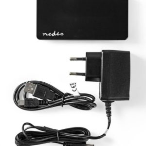 UHUBU2730BK USB 2.0 7-port hub + AD/DC adapter