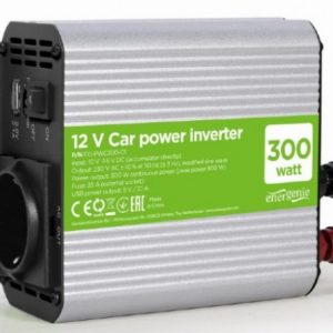 EG-PWC300-01 Gembird 12V Auto inverter DC/AC 300W+USB port