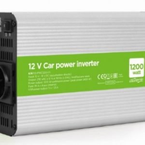 EG-PWC1200-01 Gembird 12V Auto inverter DC/AC 1200W+USB port