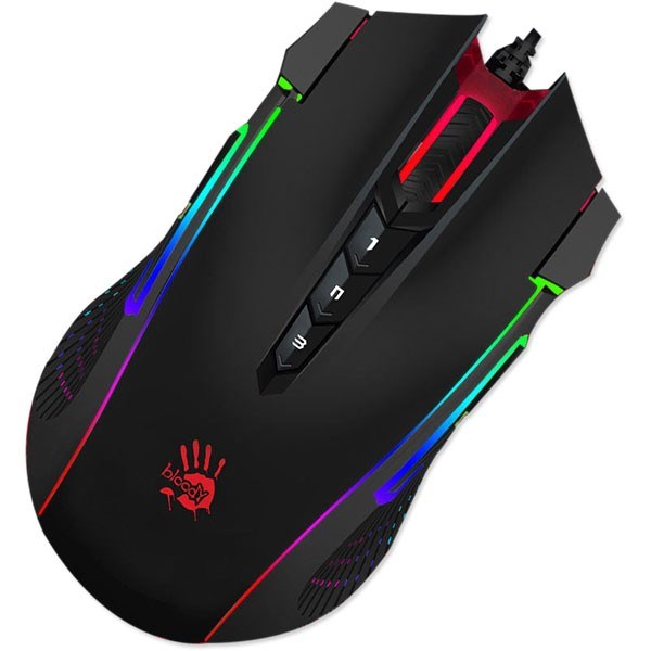A4-J90S A4Tech Bloody RGB Gejmerski opticki mis, 2000Hz/100-8.000 Dpi, Black USB 125mm Miševi SOPING.RS 43 A4-J90S A4Tech Bloody RGB Gejmerski opticki mis, 2000Hz/100-8.000 Dpi, Black USB 125mm - Слика 3