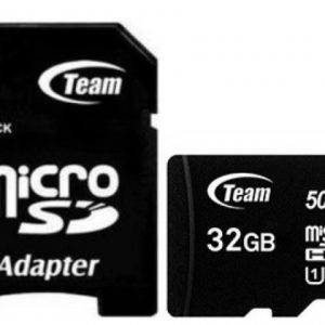TeamGroup MICRO SDHC 32GB 100/20MB/s UHS-I U1 C10 +SD Adapter TUSDH32GCL10U03
