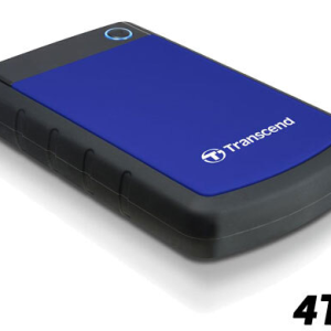 External HDD 4TB, H3B, USB3.0, 2.5", Anti-shock system, Backup software, 308 gr, Crna / plava - TS4TSJ25H3B